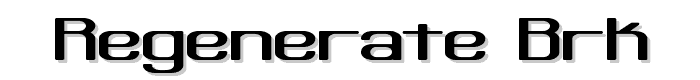 Regenerate BRK font